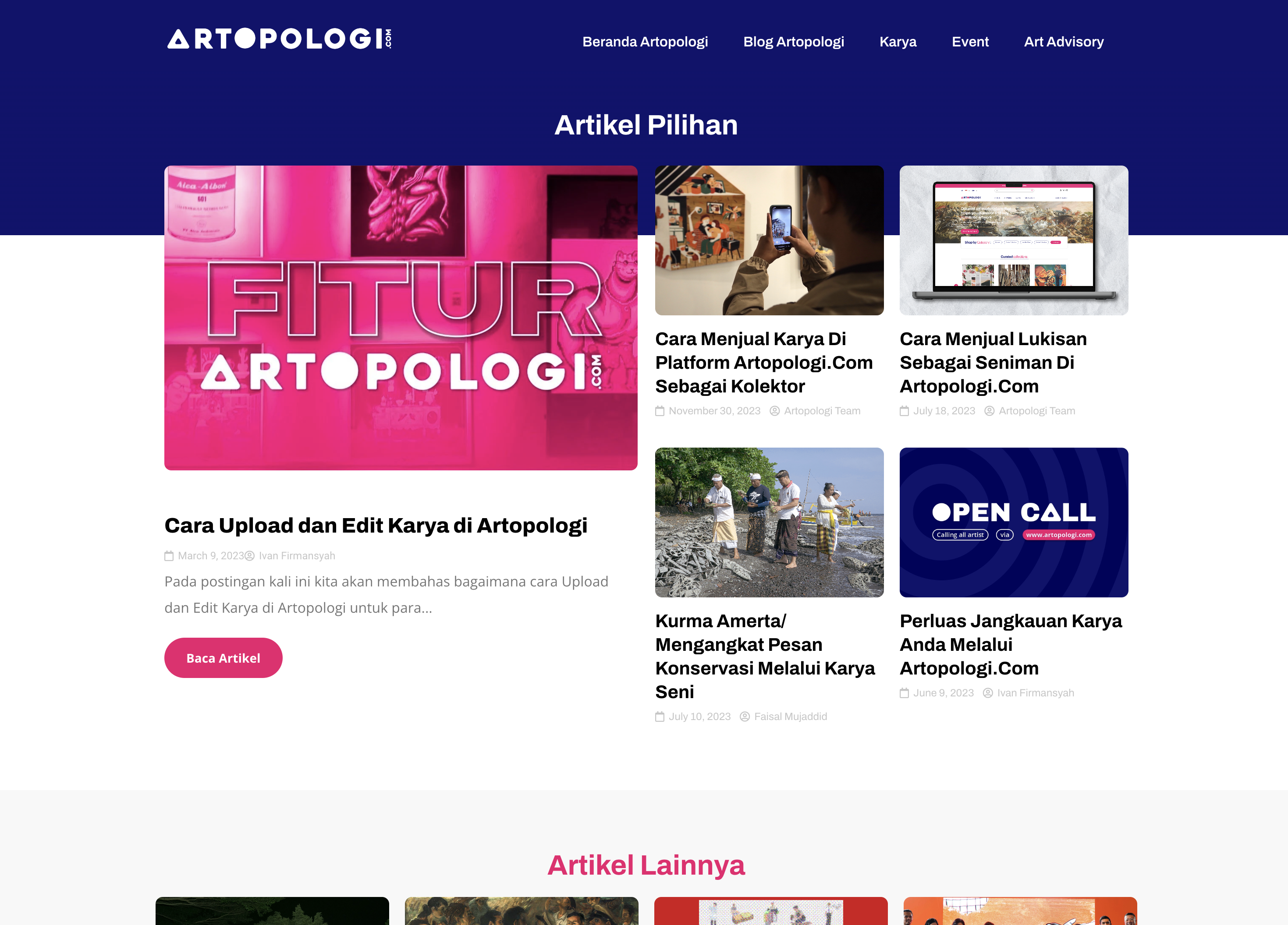 Artopologi Blog