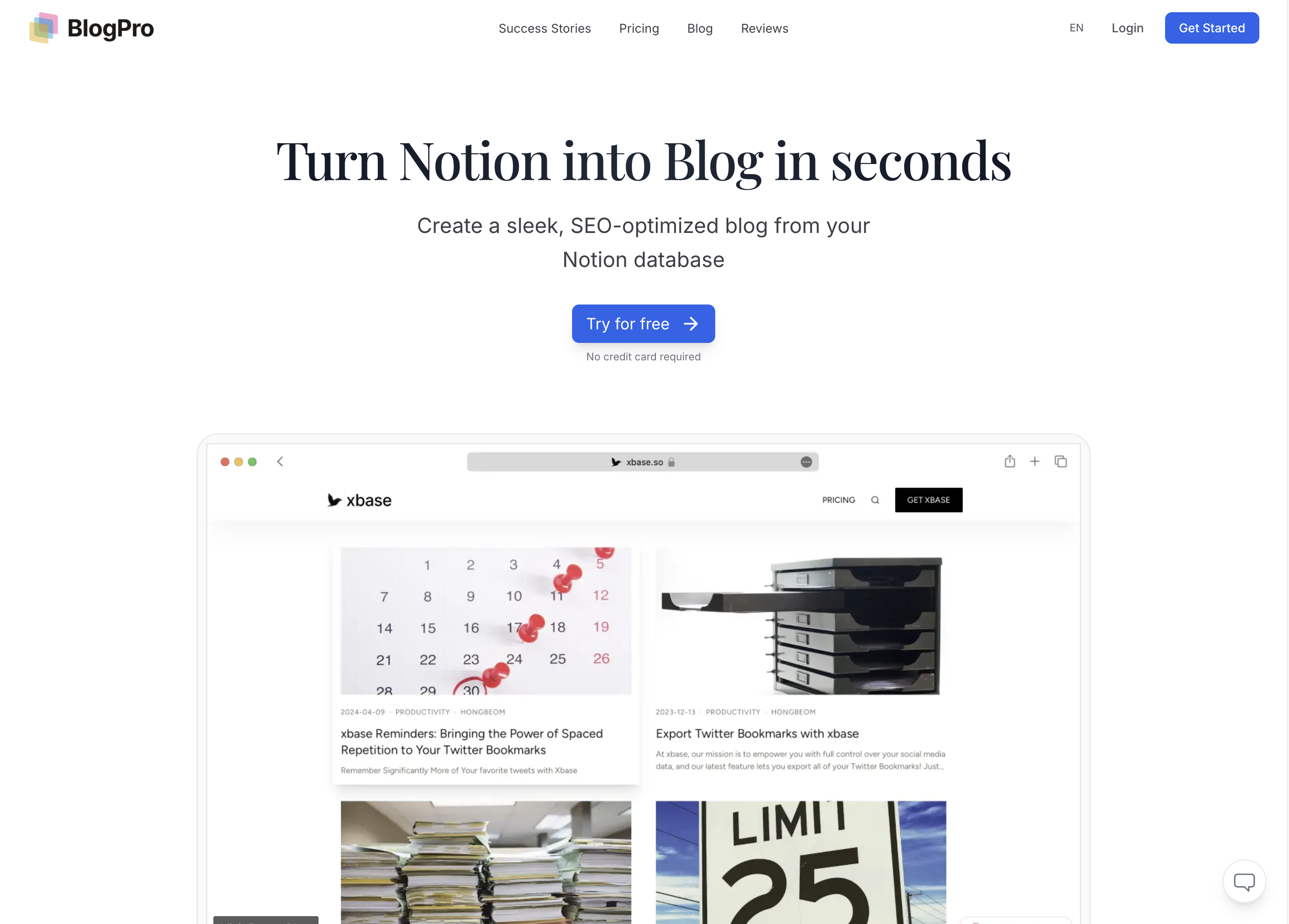 BlogPro | Turn Notion into Blog in Seconds