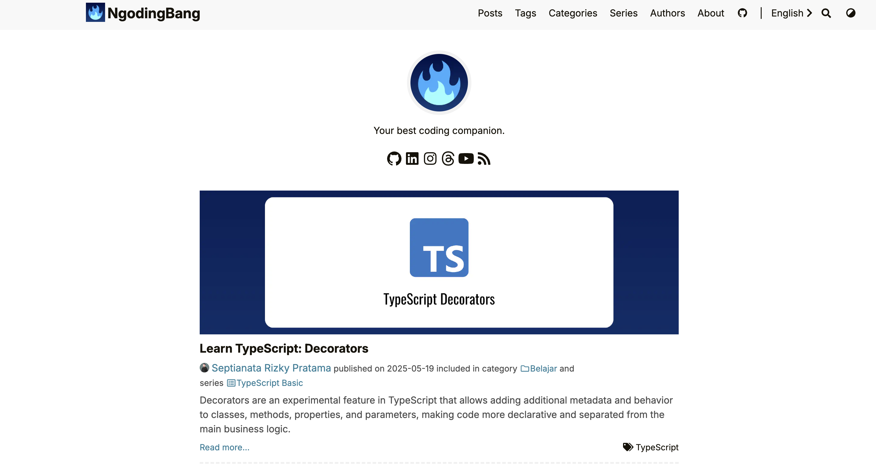 NgodingBang Blog | Open Source Notion-based CMS